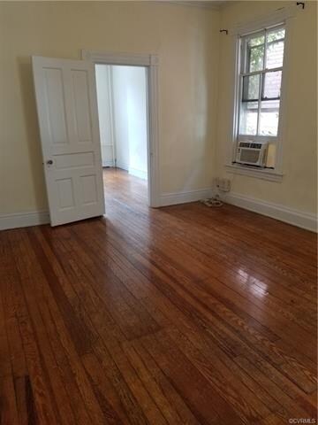 Living room has door the the bedroom