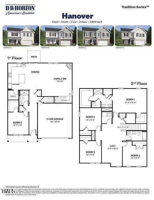 Hanover Floor Plan