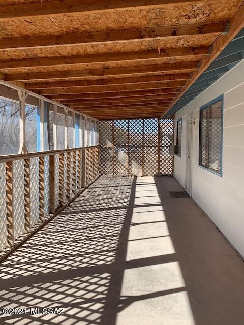 Screened in porch.