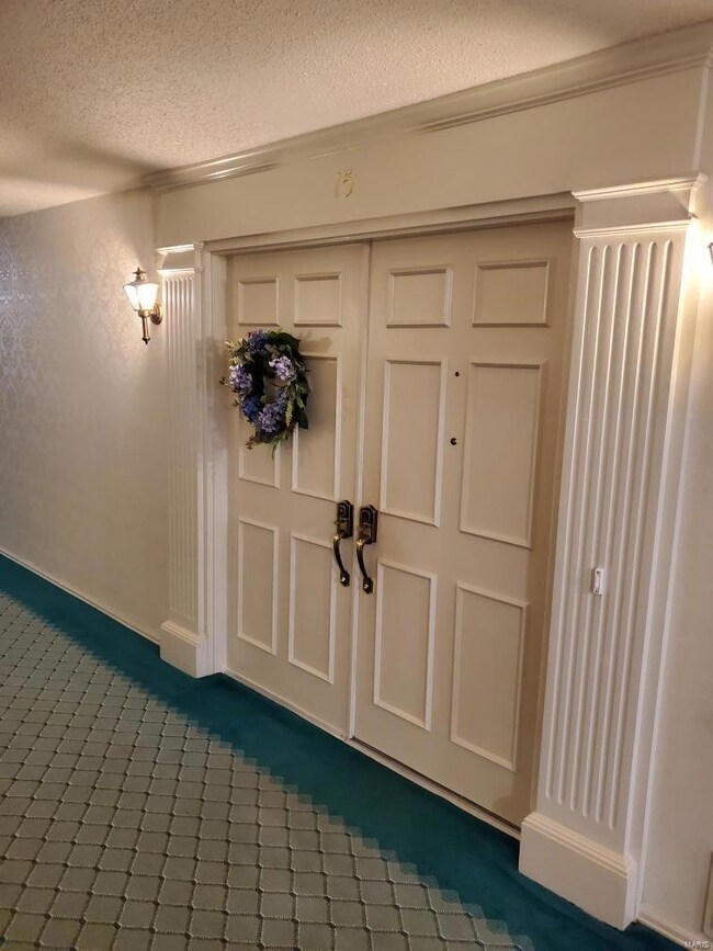 Front door to condo unit