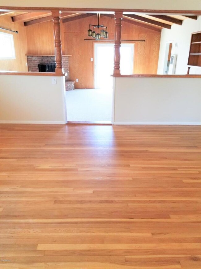 Refinished wood floors