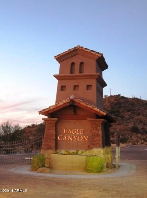 Entrance to Eagle Canyon Subdivision