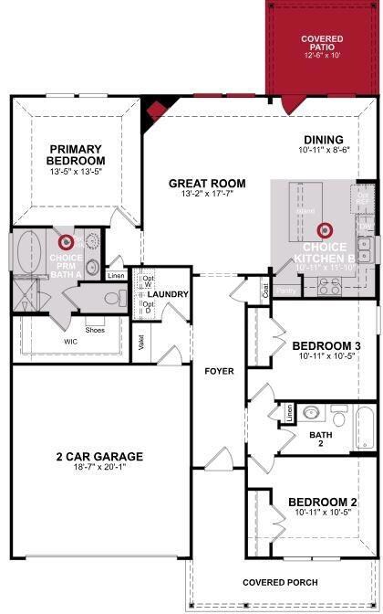 Beazer Homes Stark Farms Allegheny floorplan