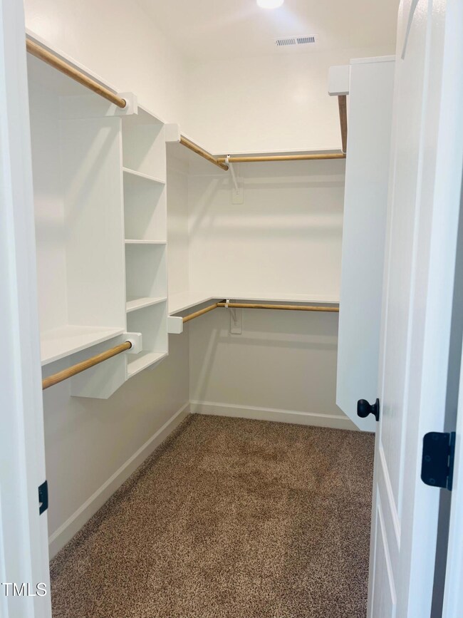 Custom Shelving in Owers Suite Closets!