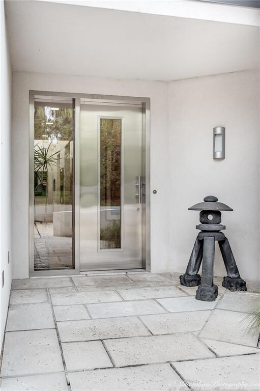 Neoporte stainless steel front door