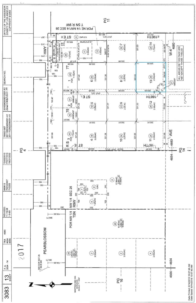 Highlighted Plot Map