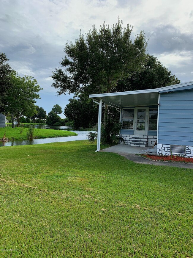 left front side of home