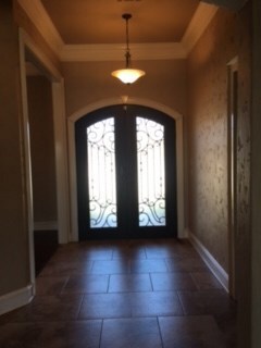 Front entrance view from inside