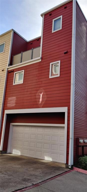 2 car attached garage with smart garage door