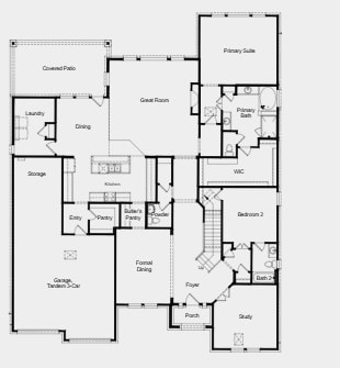 Additional Highlights Include: extended primary suite, 42