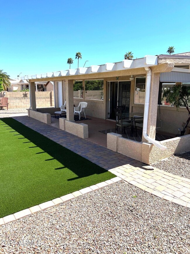 Large Covered Back Patio