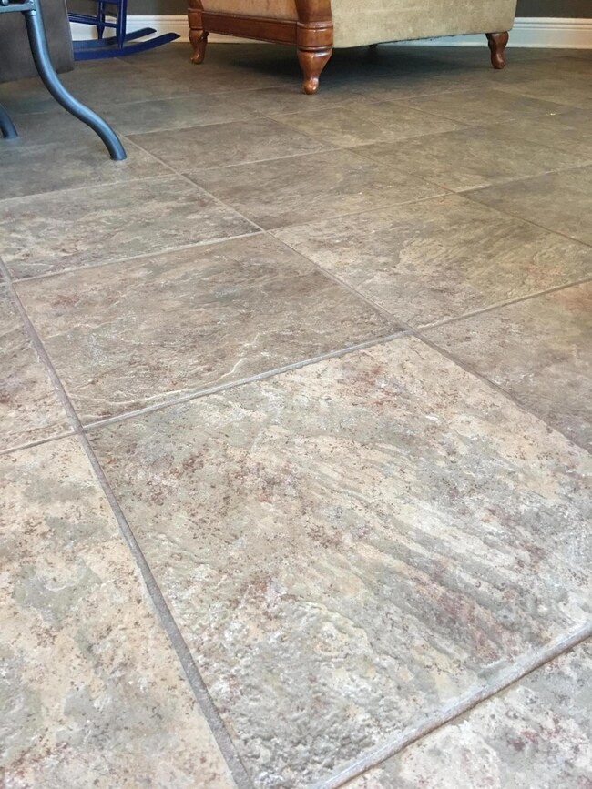 Living room and foyer tile