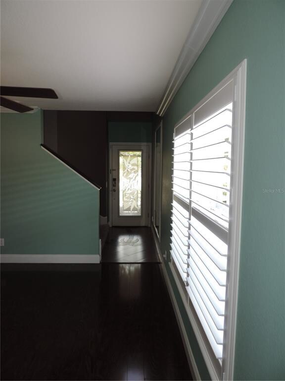 View of entry from living room