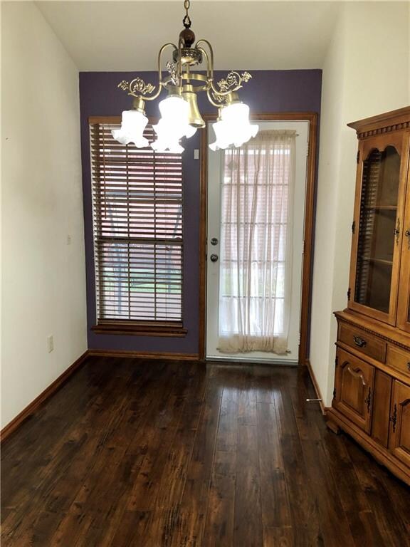 Dining area with access to covered patio