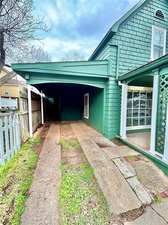 View of side of property