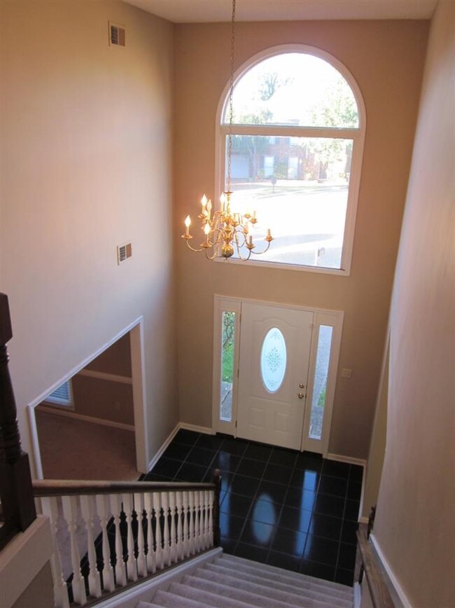 Beautiful 2-story foyer.