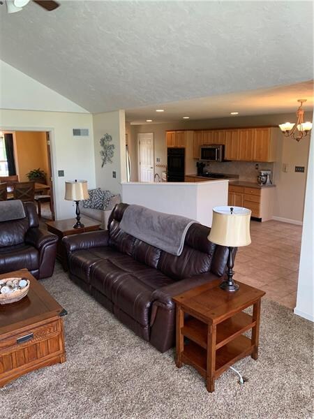 View of Kitchen From Living Room