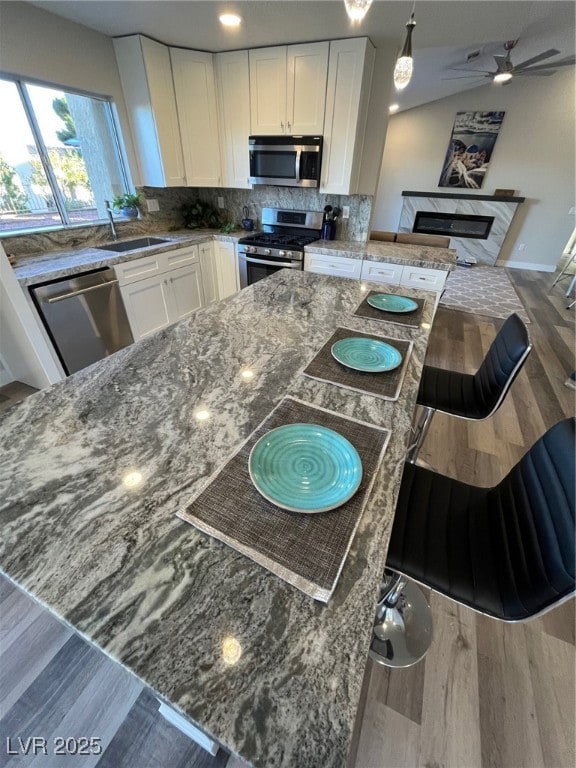 Beautiful Granite Countertops. Newer Appliances and fresh paint in this Open-Concept Customized Model