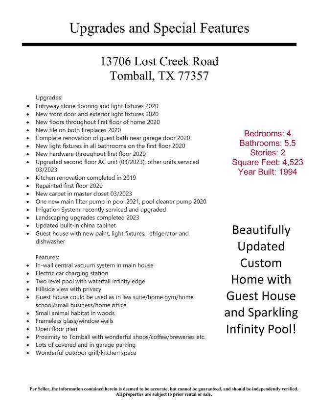 13706 Lost Creek Rd, Tomball, TX 77375 - photo 2