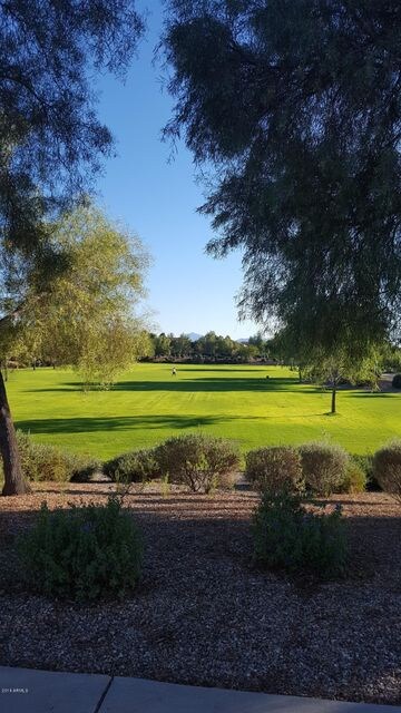 Subdivision park across the street