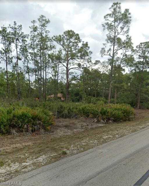 View of asphalt street