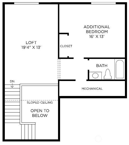 3rd Floor Layout. Floor Plan renderings used for representational purposes only. Exact measurements and interior features will vary.