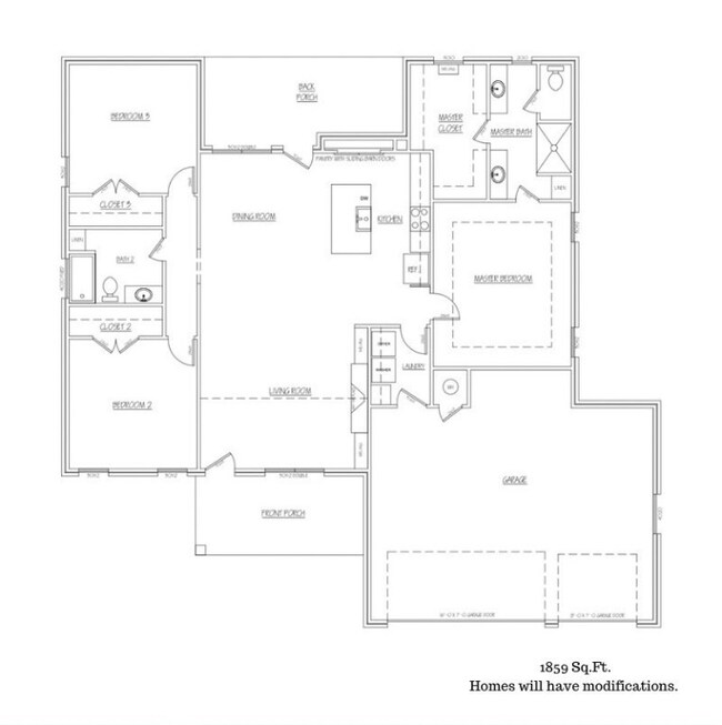 Convenient floor plan