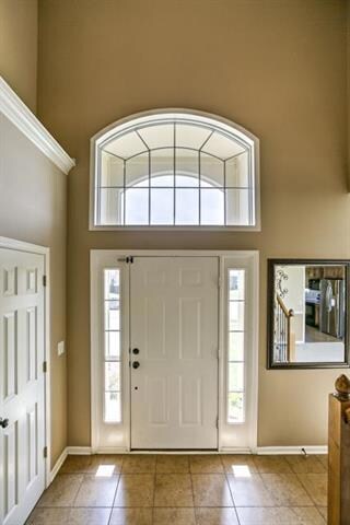 Open Grand Entry with Stunning Iron Spindles on st