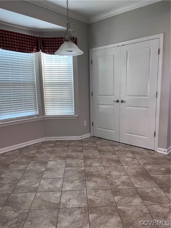 large pantry and bay window for light