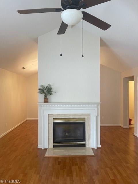 Fireplace separates Great room from Dining Area