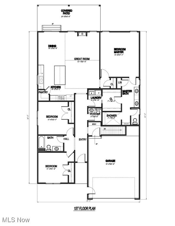 View of floor plan / room layout
