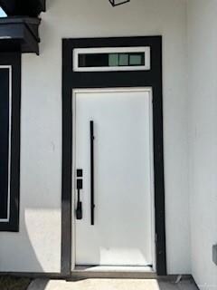 View of property entrance