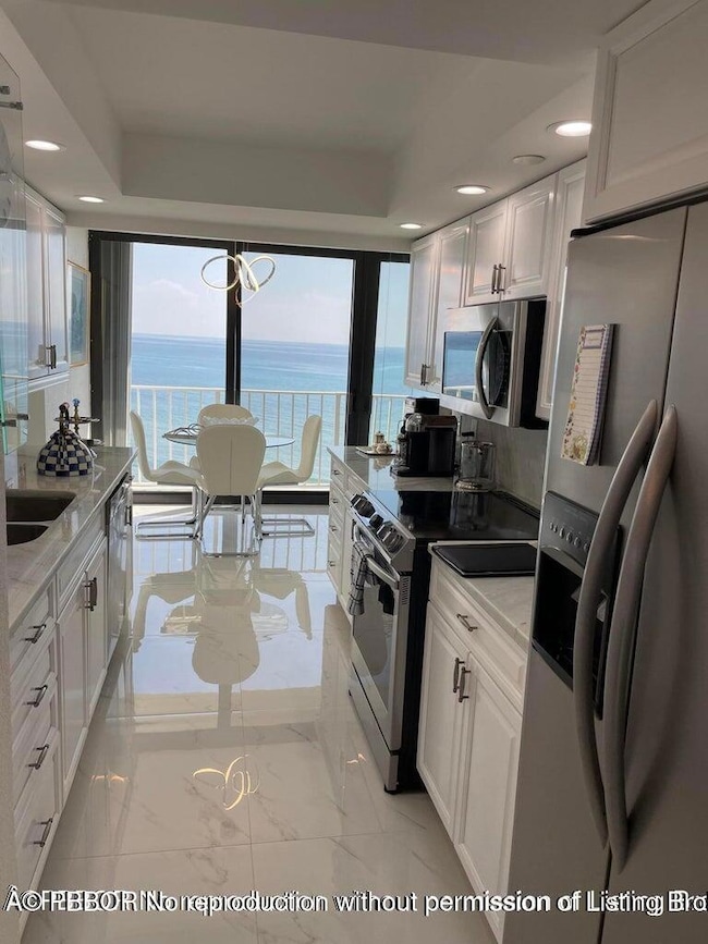 Galley Kitchen Ocean View