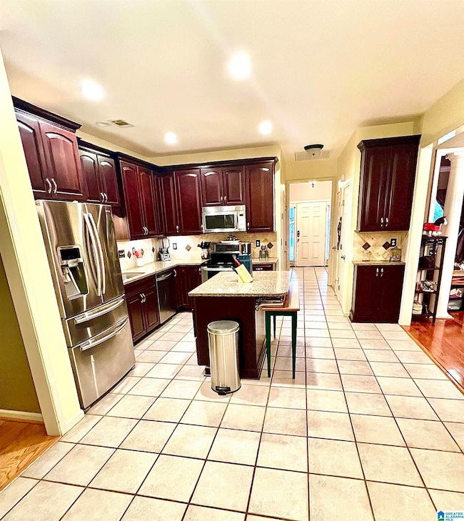 Large open  kitchen