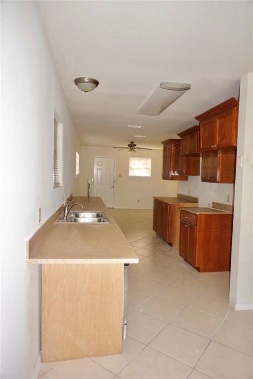 Large galley kitchen