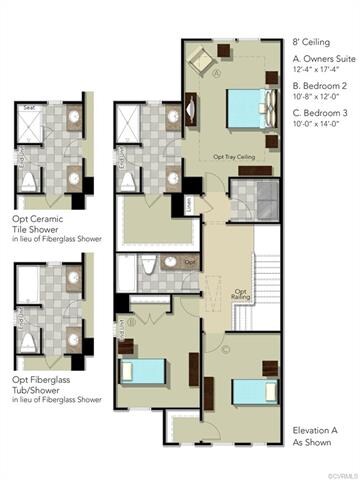 SECOND FLOOR: This home includes the optional tray