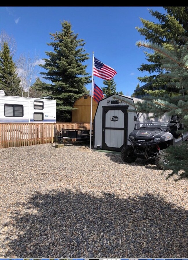 Gravel parking