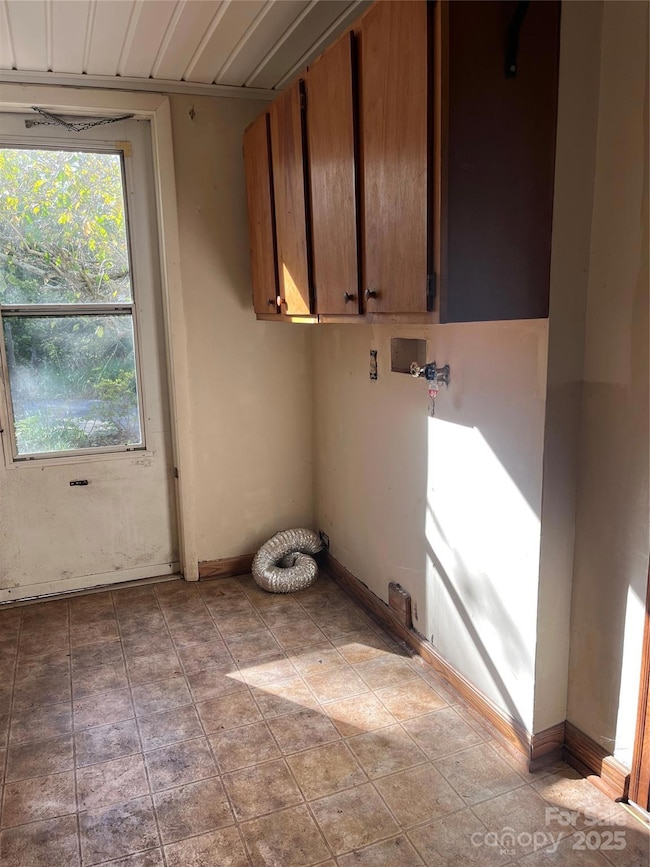 W/D hookup in back porch