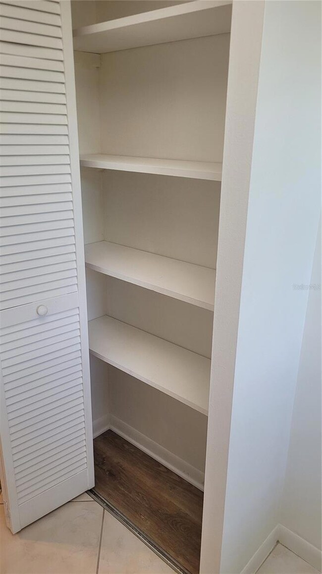 Pantry closet in kitchen