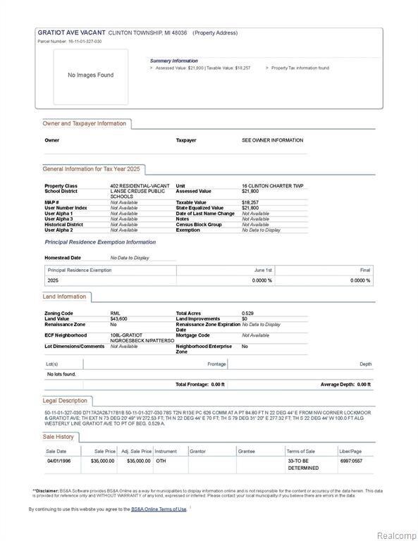 0 16-110-13-27-030 Gratiot Ave Vacant Lot Ave unit 20251054378, Clinton Township, MI 48036 - photo 5