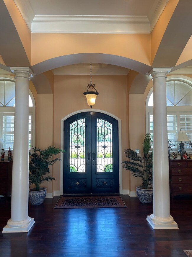 Entry Foyer with Custom Door