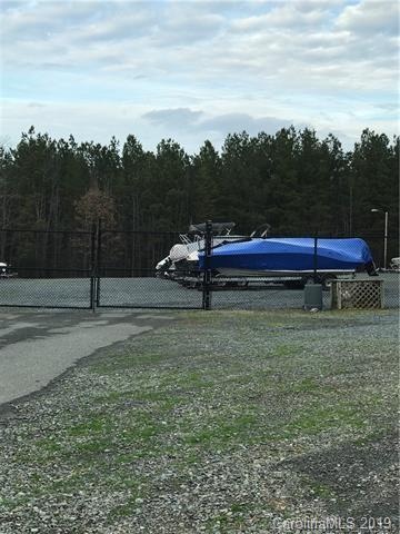 Gated boat storage inside community