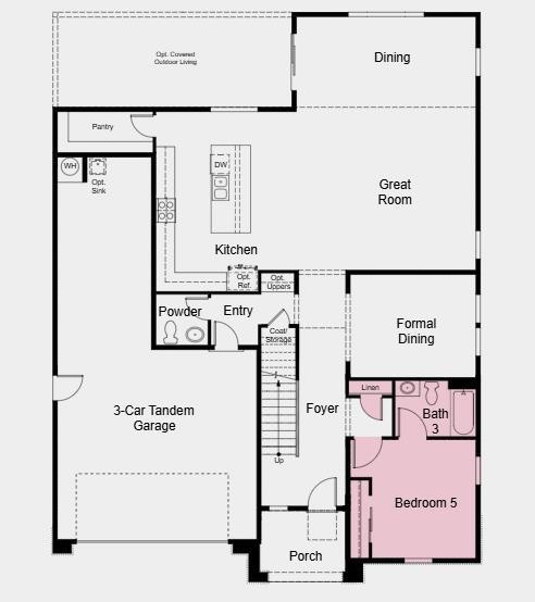 Additional Highlights Include: Bedroom 5 and bath 3.