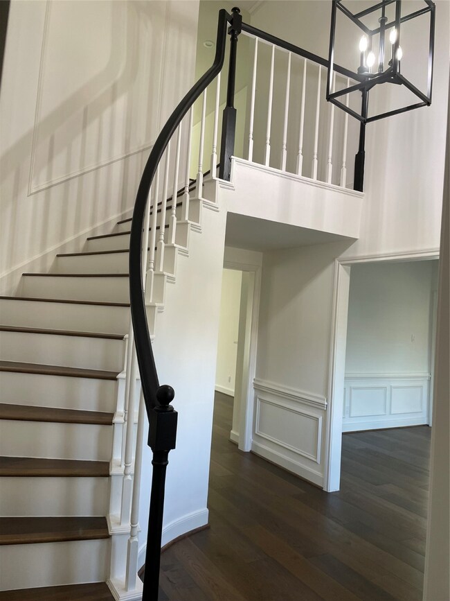 Deep closet under the stairway.