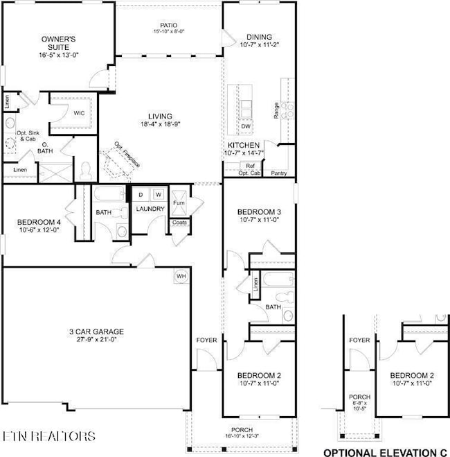 Madison Floor Plan Tradition