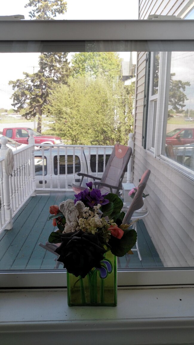View of Deck from within Porch