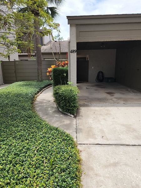 Front Entry and Carport