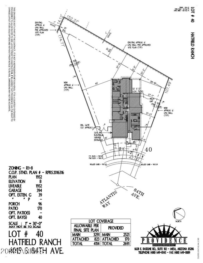 Plot plan -- 40