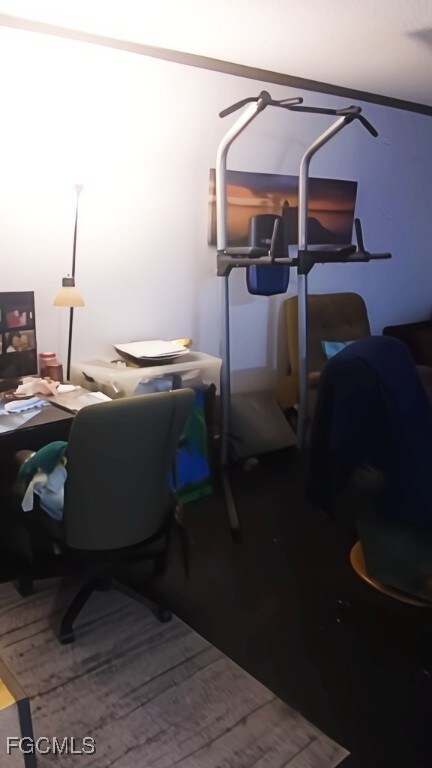 View of home office