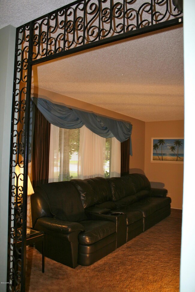 from entry into living rm